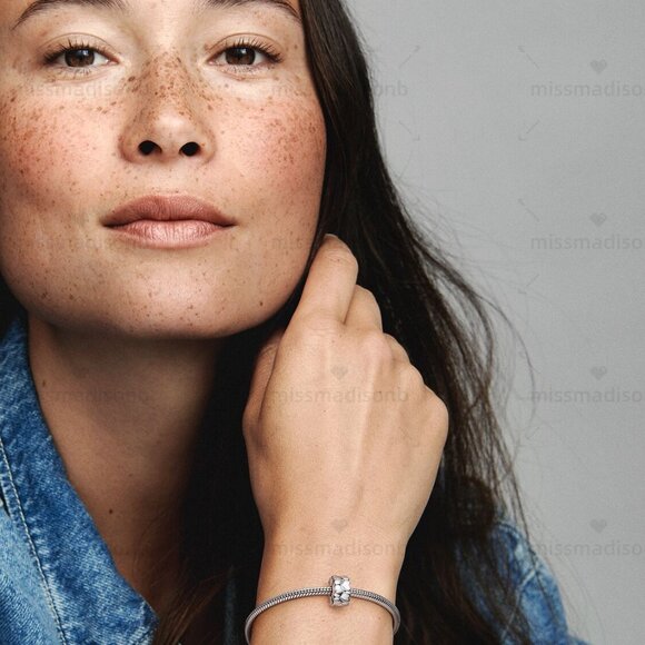 Pandora Heart Pattern Clip Charm - Picture 5 of 5